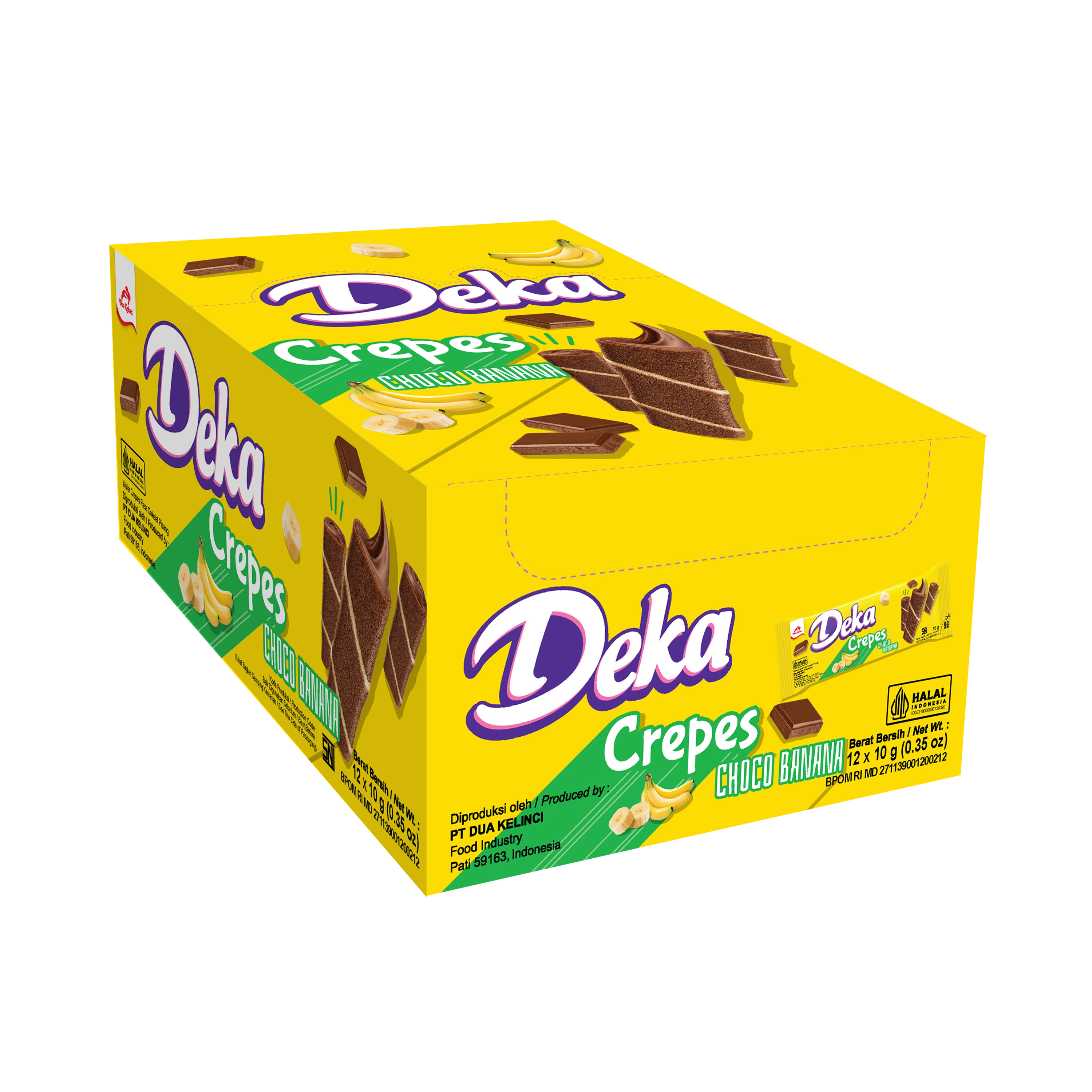 Deka Inner Box Crepes Choco Banana 10g