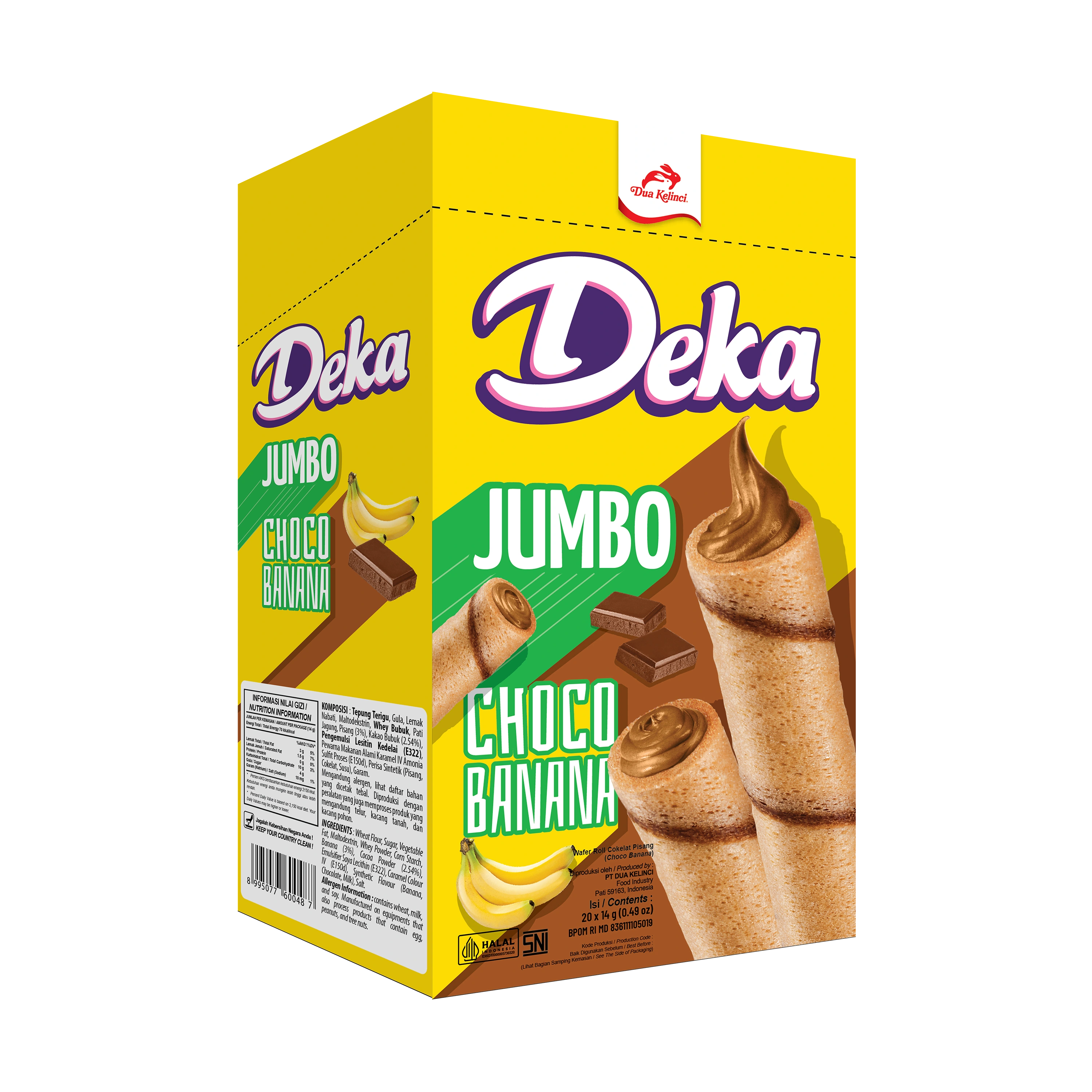 Deka Inner Box Jumbo Choco Banana 14g