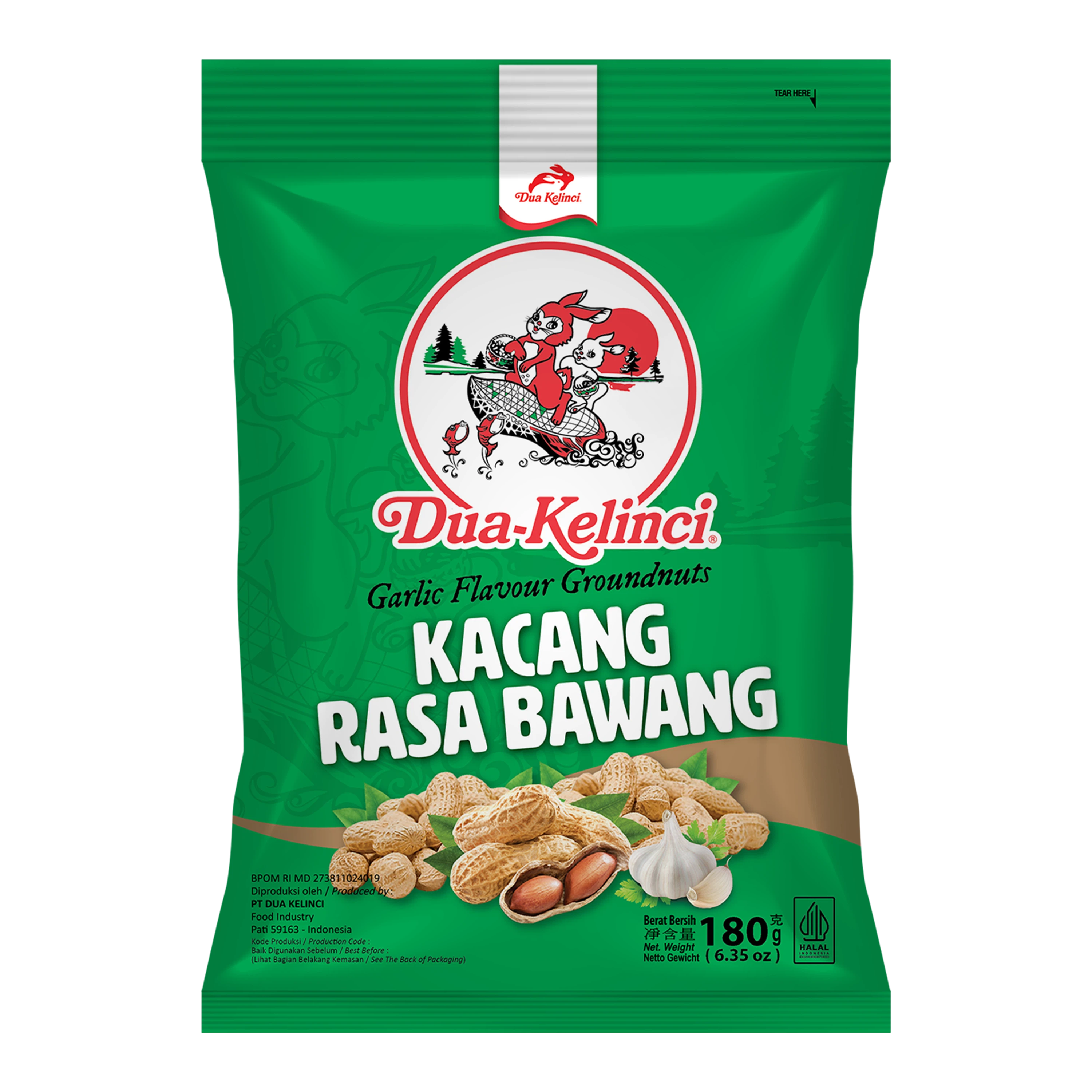 Dua Kelinci Kacang Bawang 180G