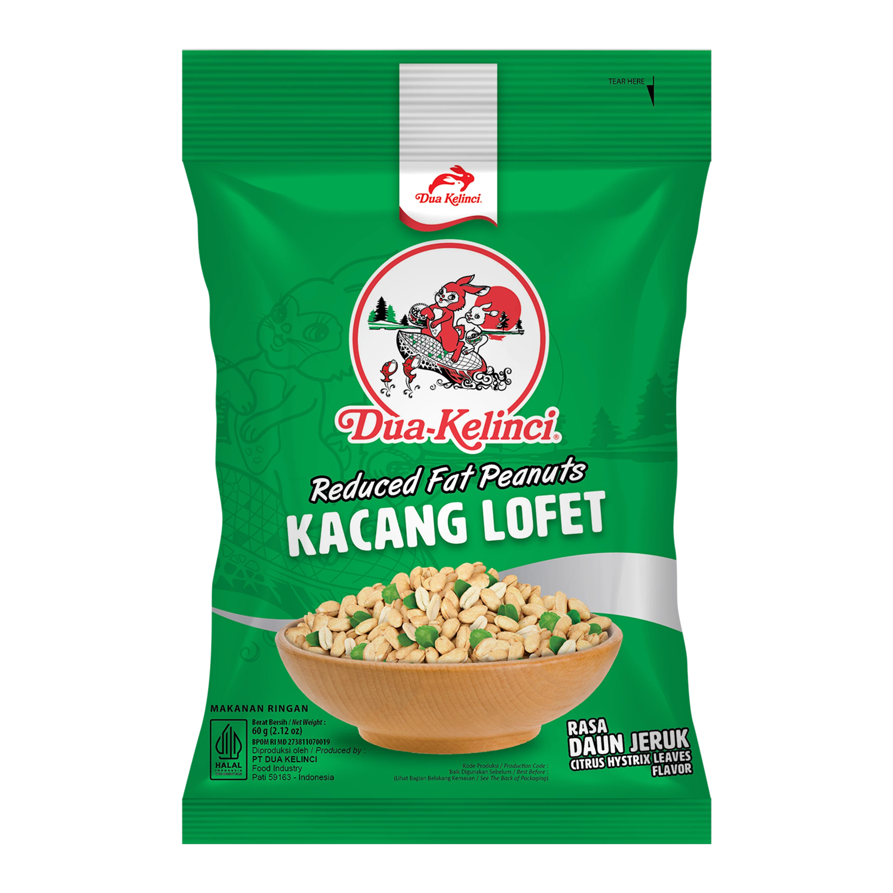 Dua Kelinci Kacang Lofet 60G