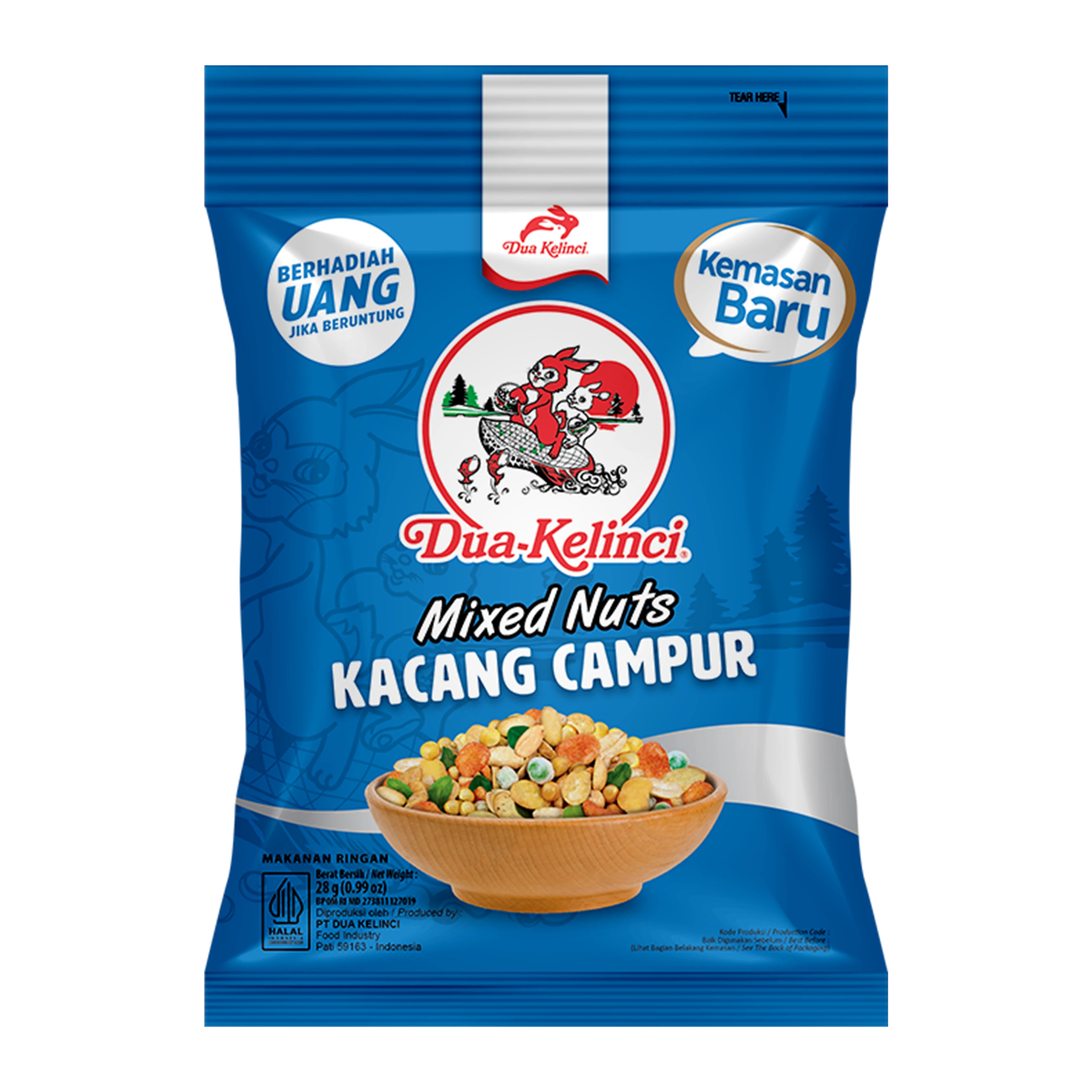 Dua Kelinci Mixed Nuts 28G