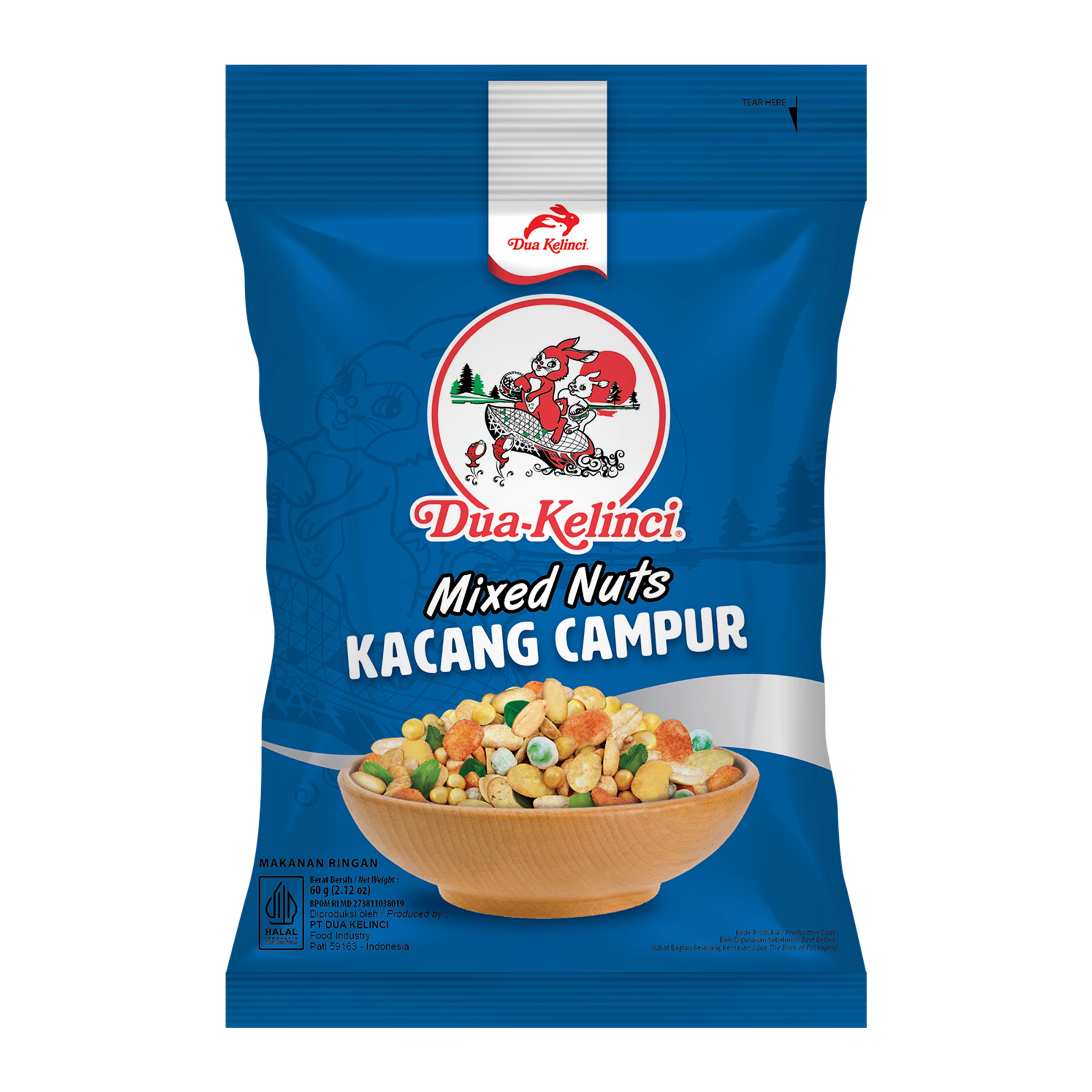 Dua Kelinci Mixed Nuts 60G