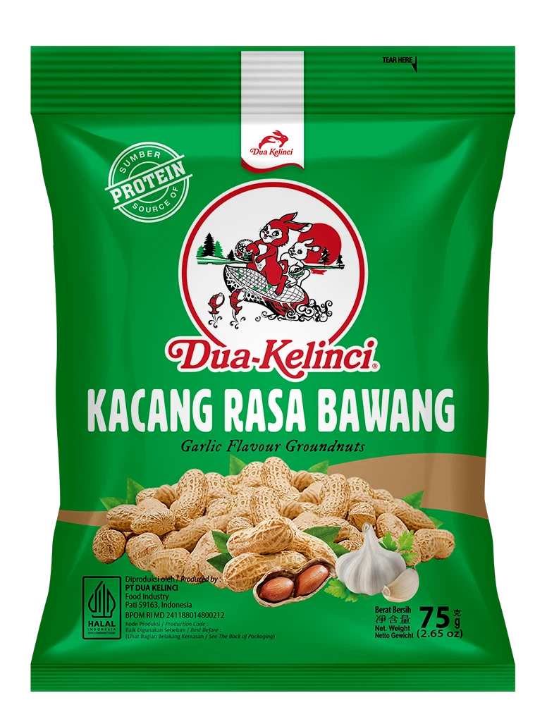 Dua Kelinci Kacang Bawang 75G