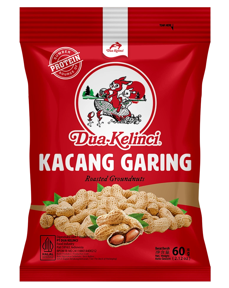 Dua Kelinci Kacang Garing 60G