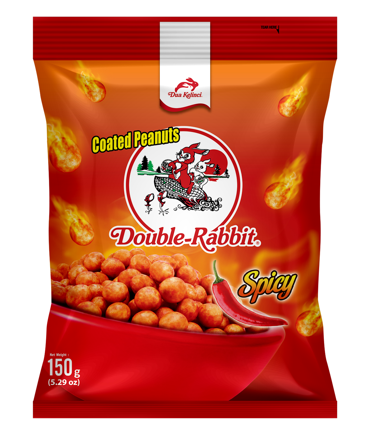 Dua Kelinci Kacang Shanghai Pedas