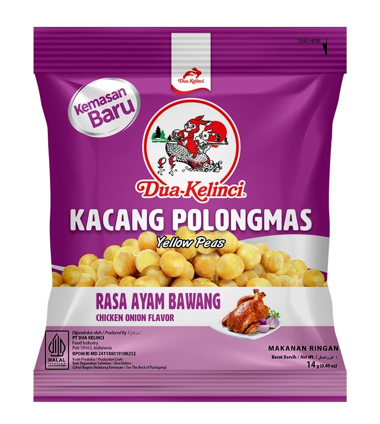 Dua Kelinci Kacang Polong Ayam Bawang 14G