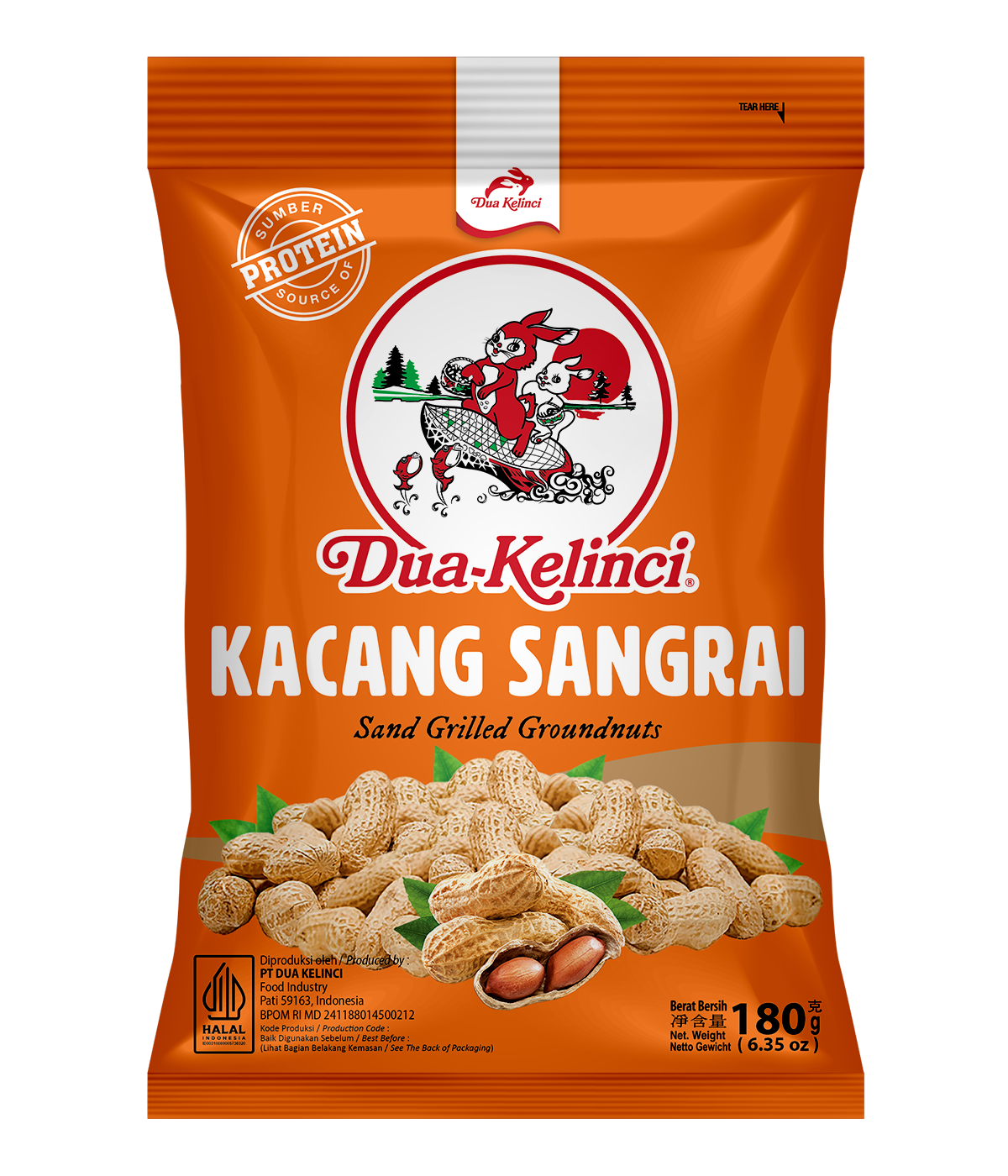 Dua Kelinci Kacang Sangrai