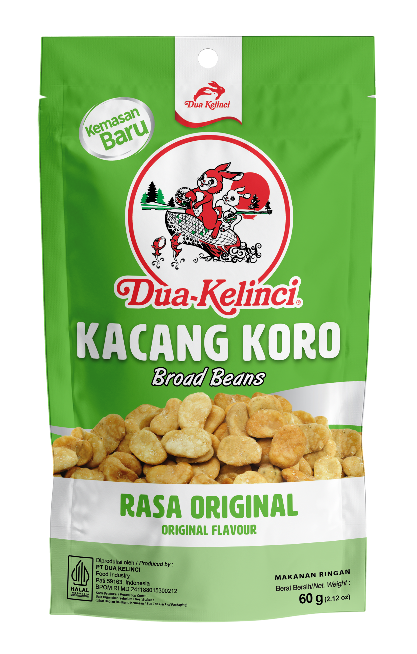 Dua Kelinci Kacang Koro Original