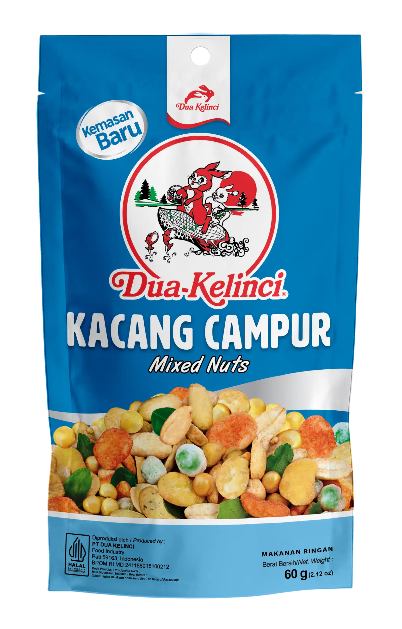 Dua Kelinci Mixed Nuts 60G