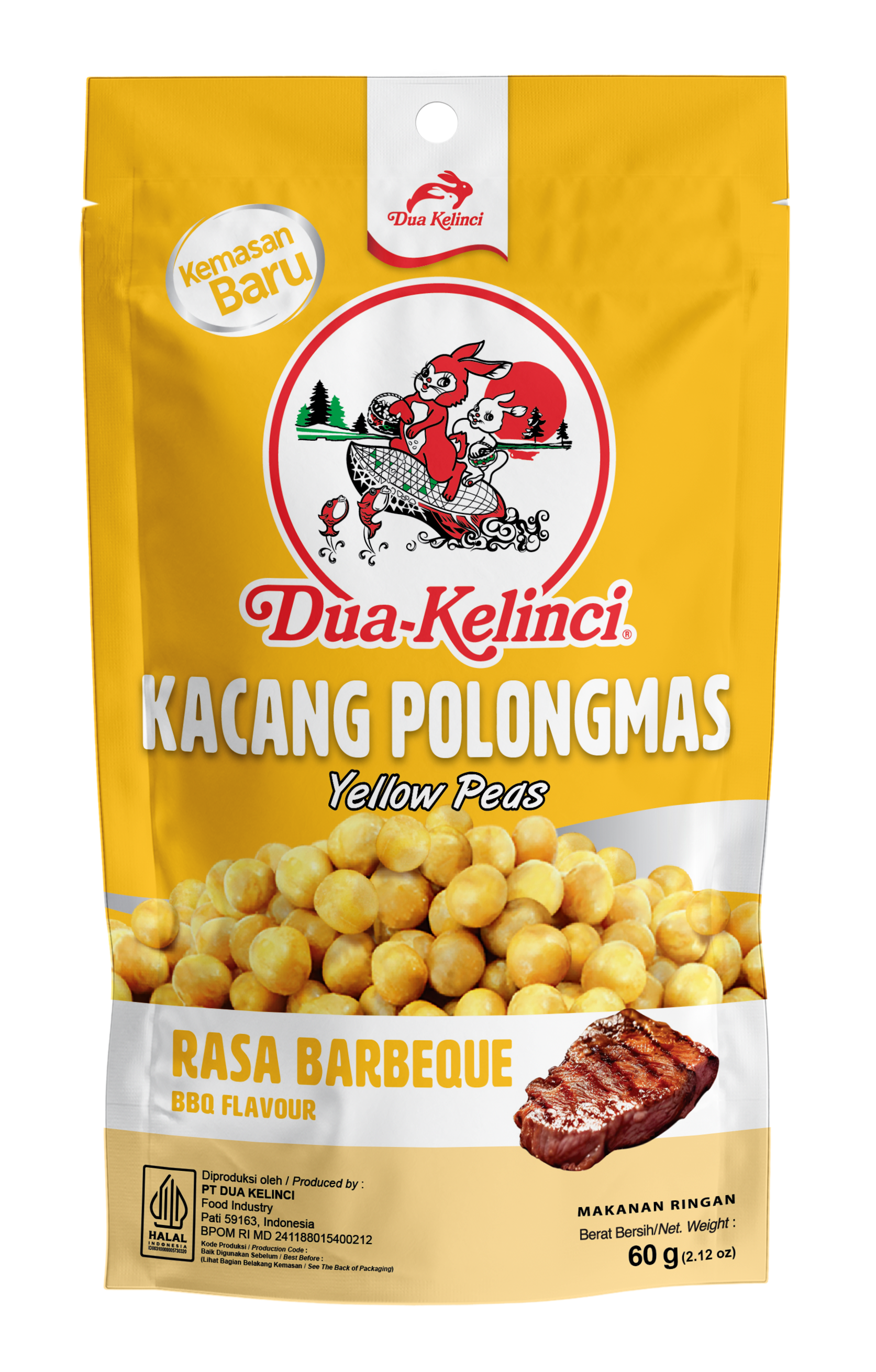 Dua Kelinci Kacang Polong Barbeque
