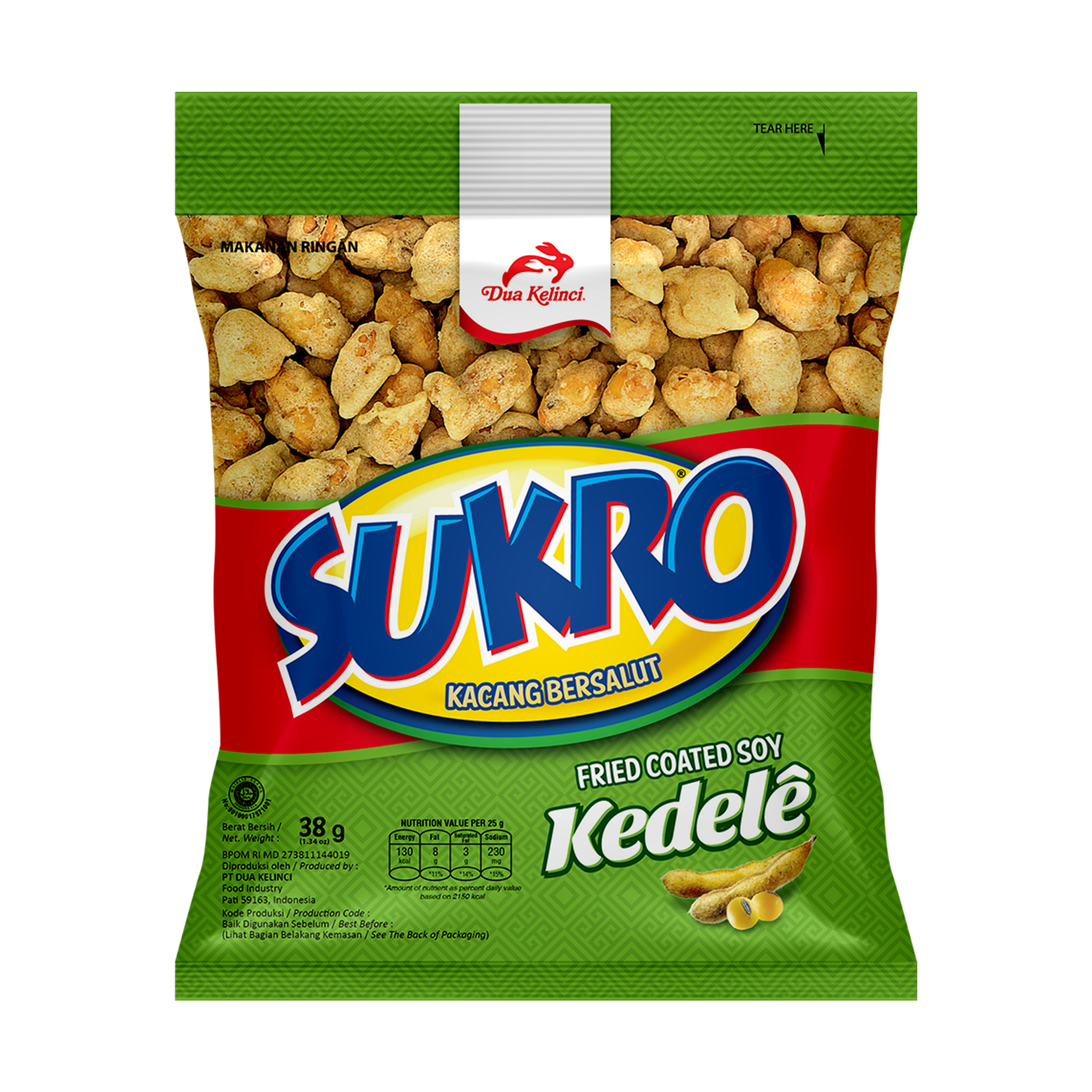 Sukro Kacang Goreng Kedele 38G