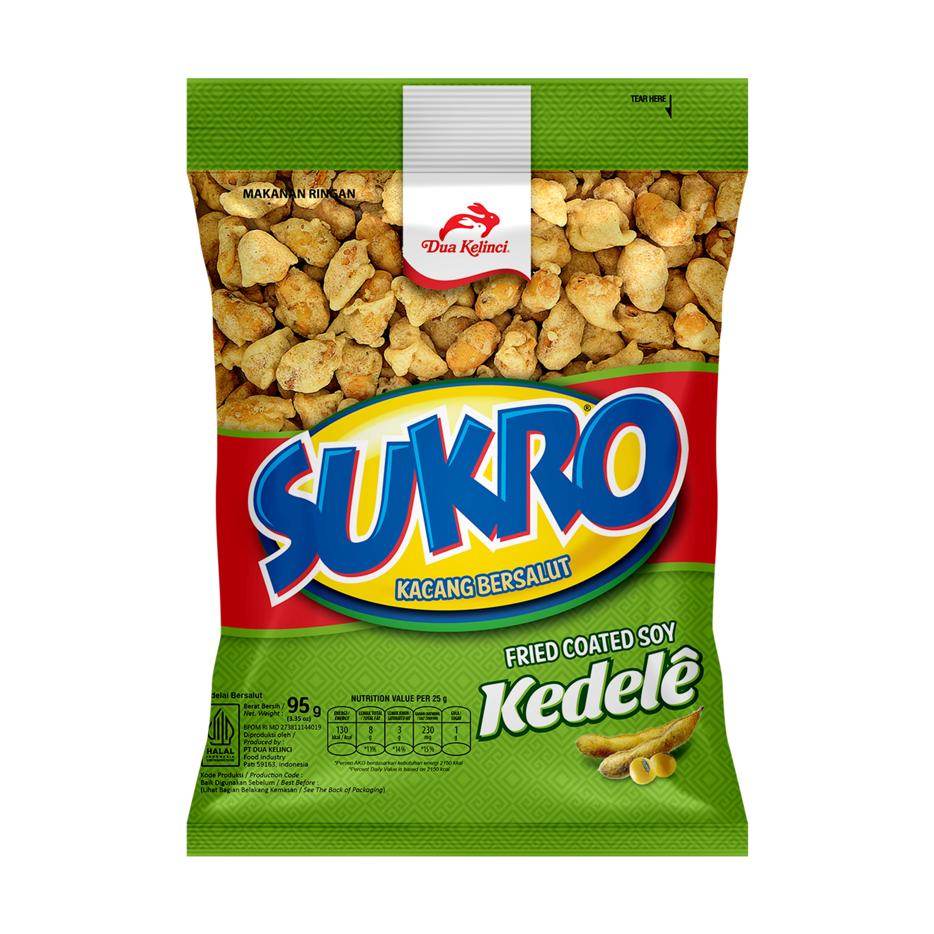 Sukro Kacang Goreng Kedele 90G