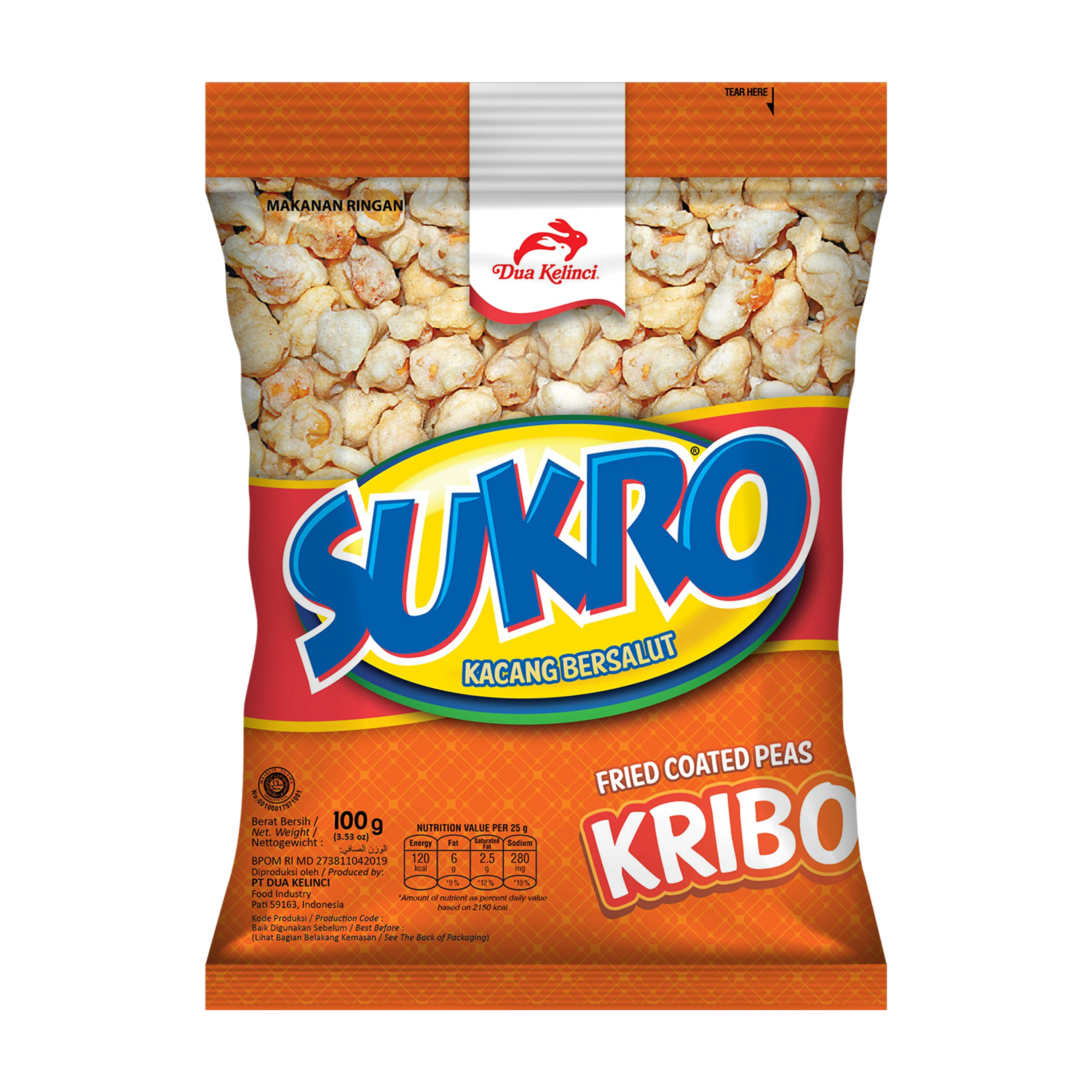 Sukro Kacang Goreng Kribo 100G