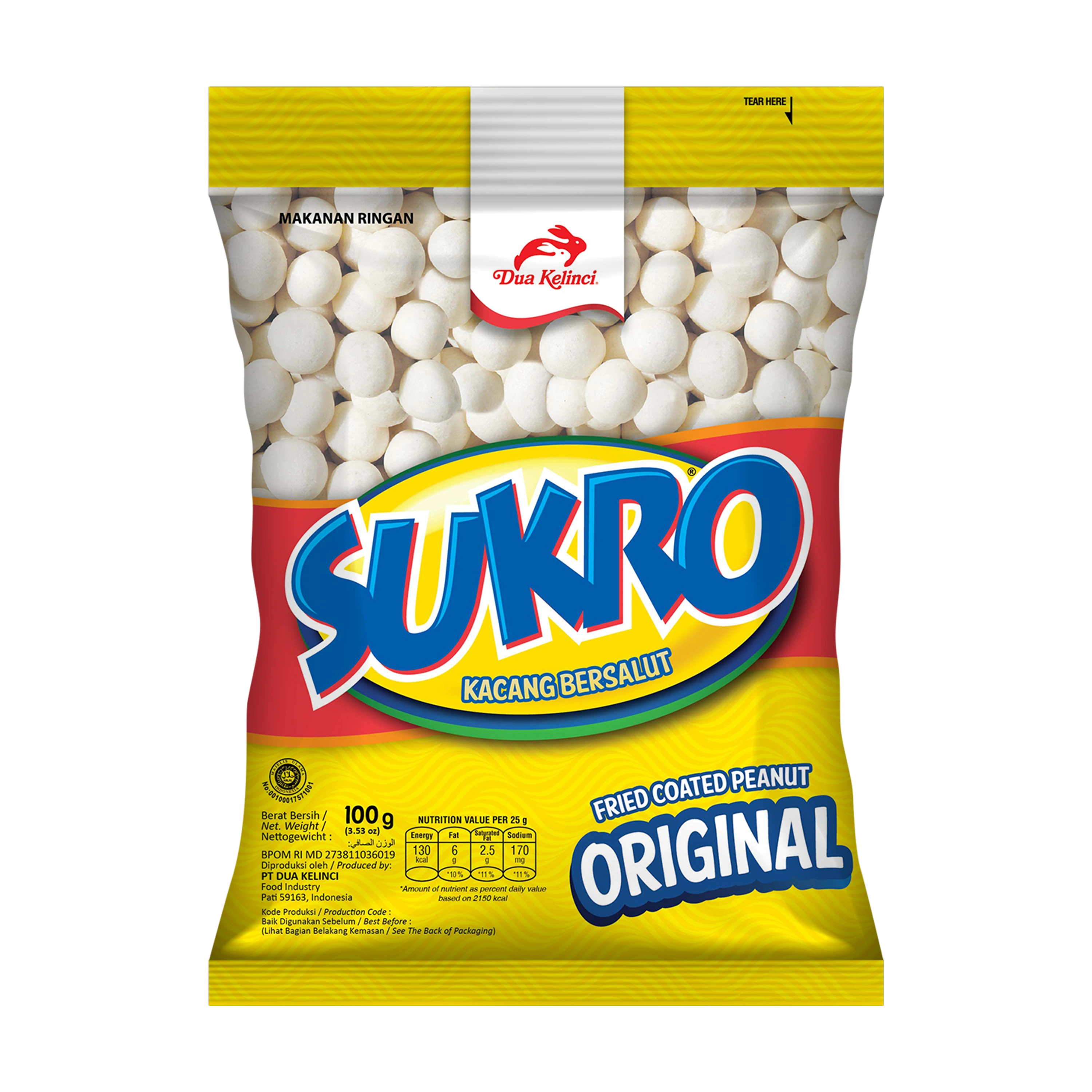 Sukro Kacang Goreng Original 100G