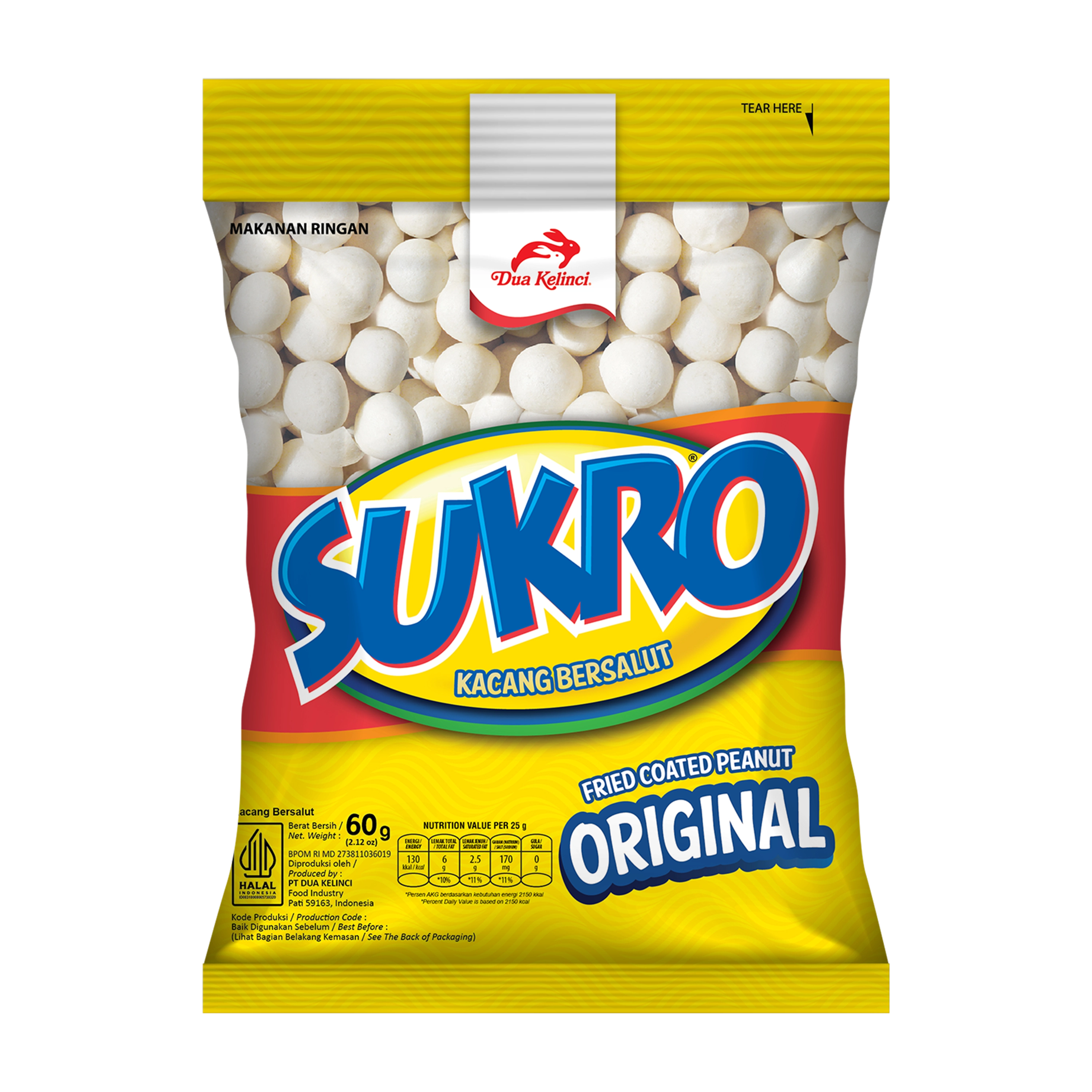 Sukro Kacang Goreng Original 60G