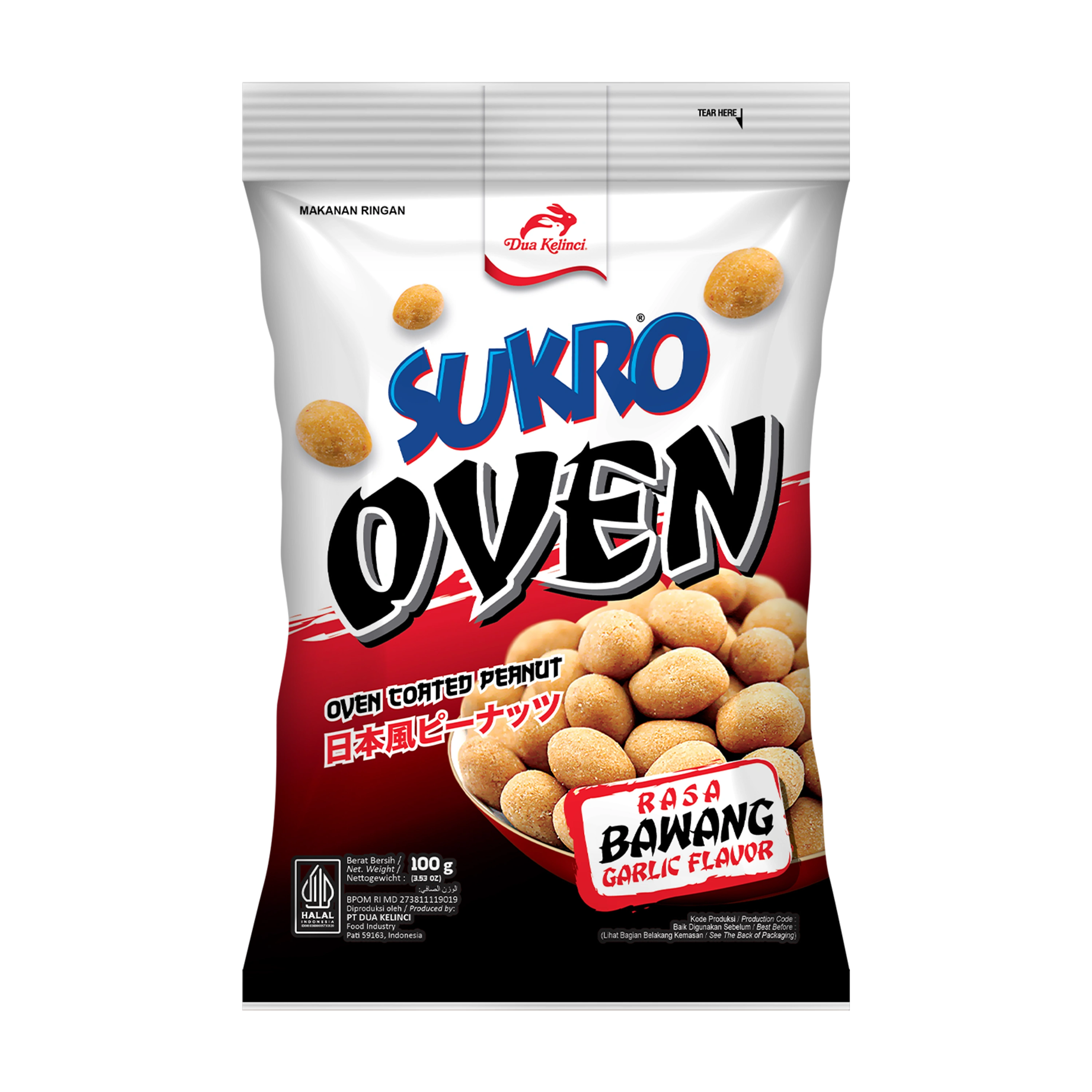 Sukro Kacang Oven Bawang 100g