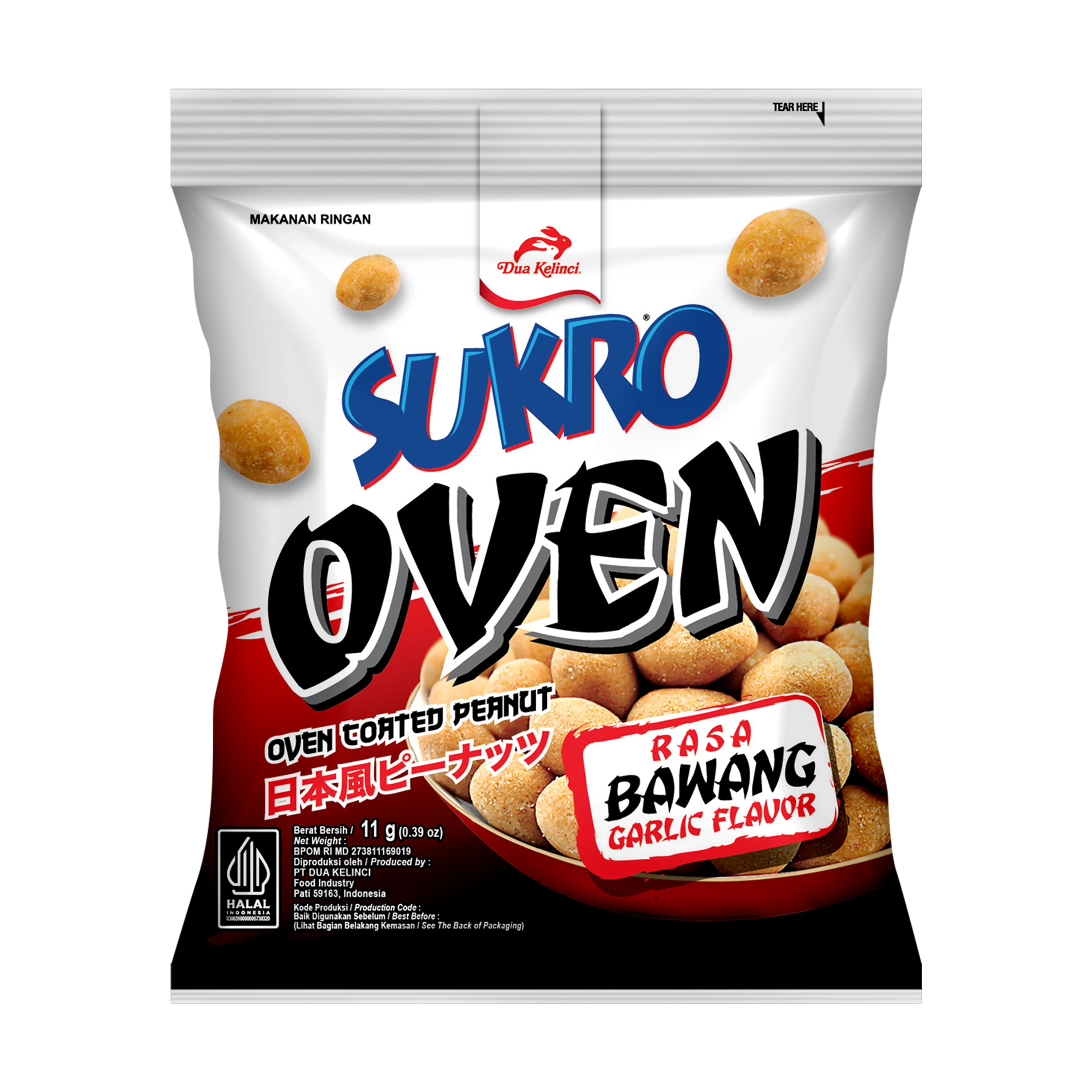 Sukro Kacang Oven Bawang 11g