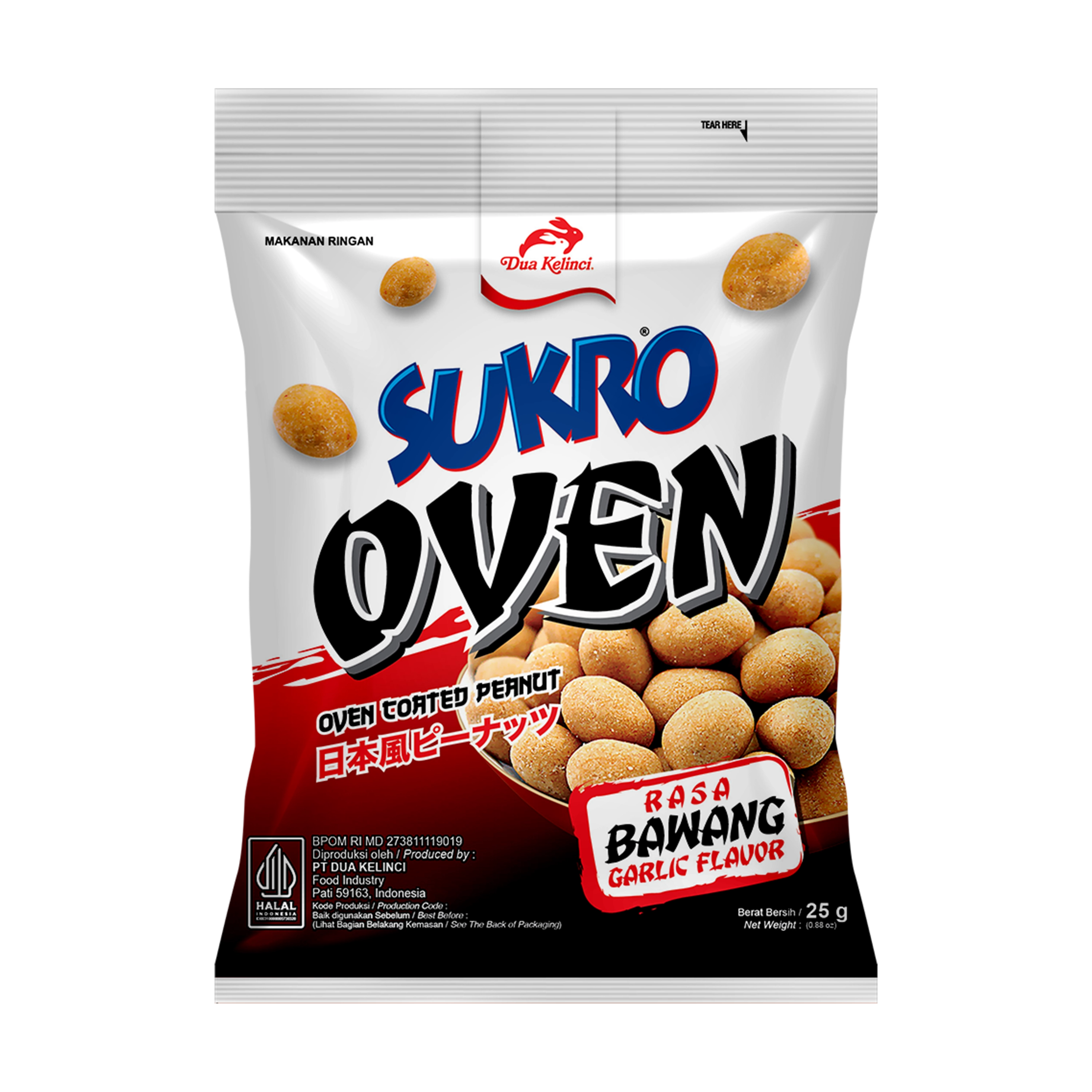 Sukro Kacang Oven Bawang 25g