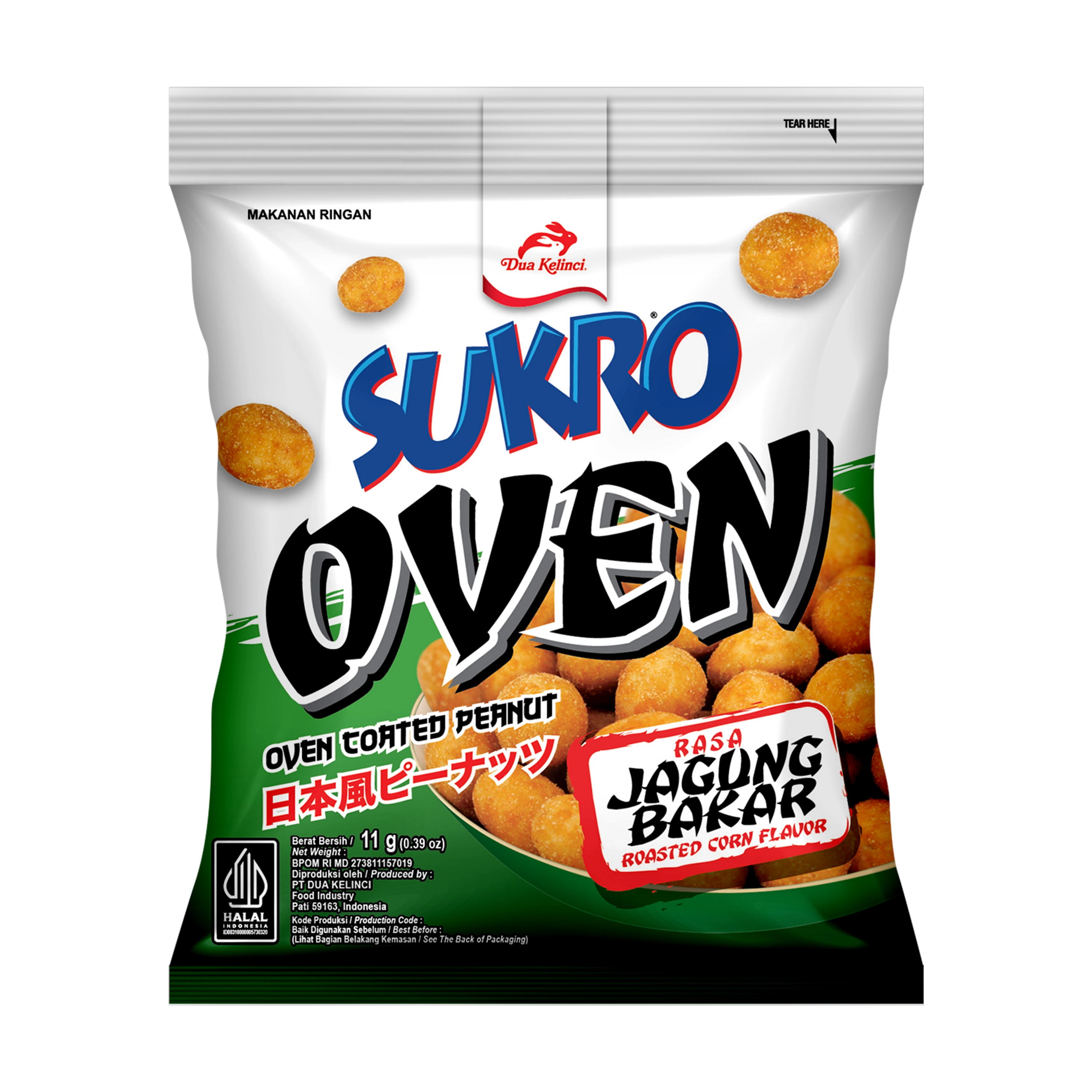 Sukro Kacang Oven Jagung Bakar 11g