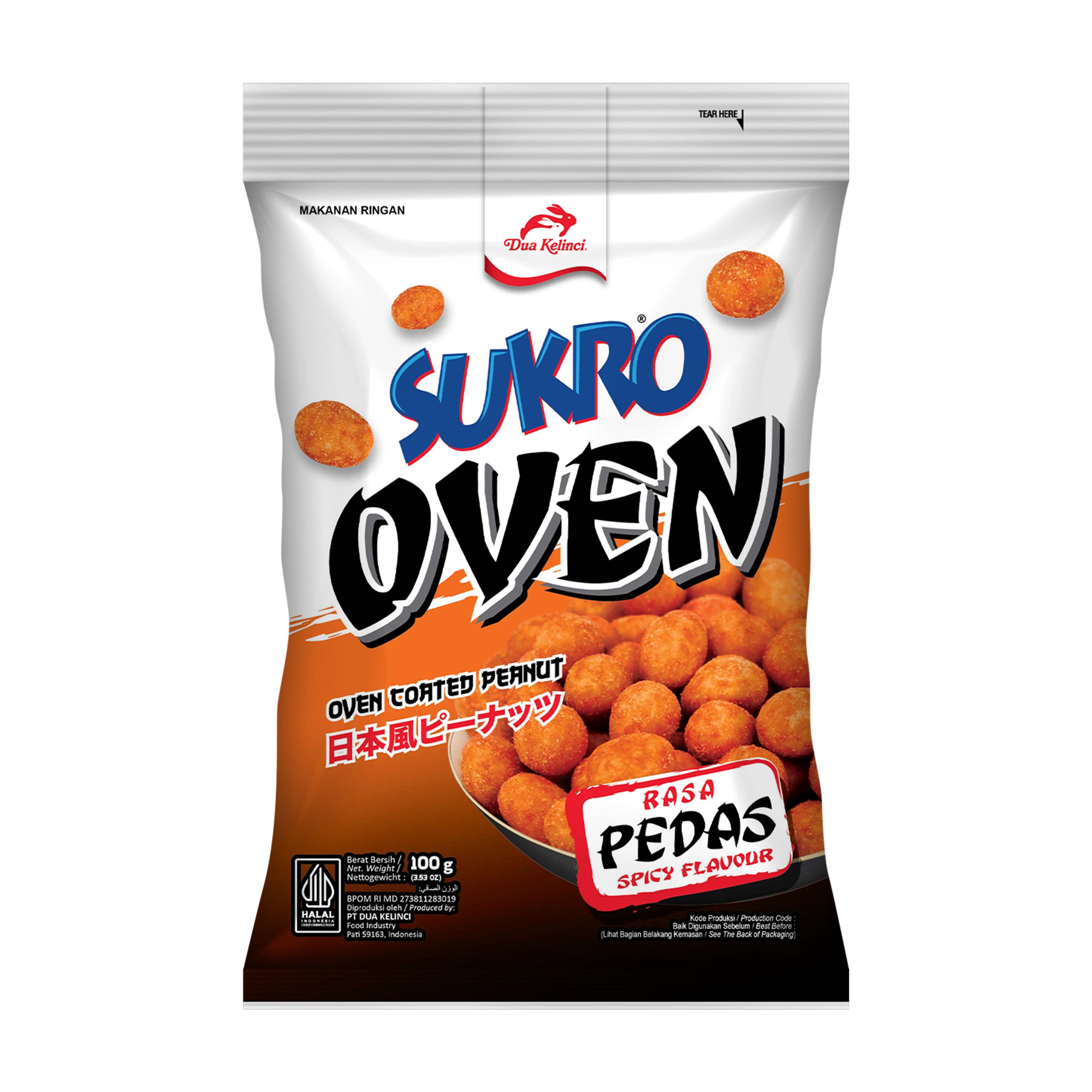 Sukro Kacang Oven Pedas 100g