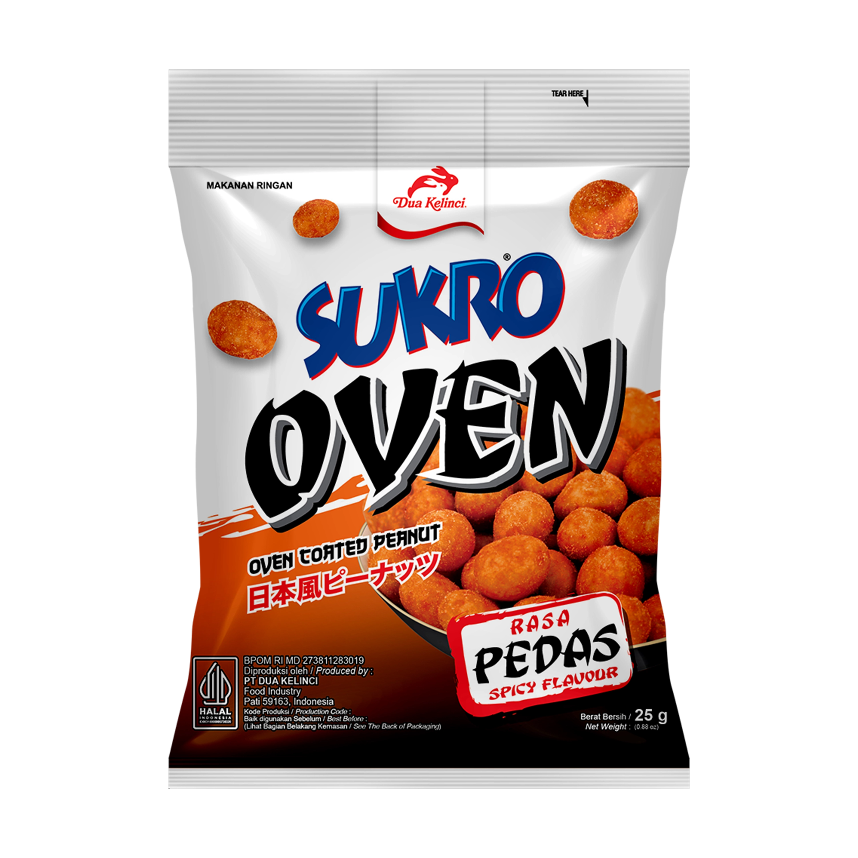 Sukro Kacang Oven Pedas 25g
