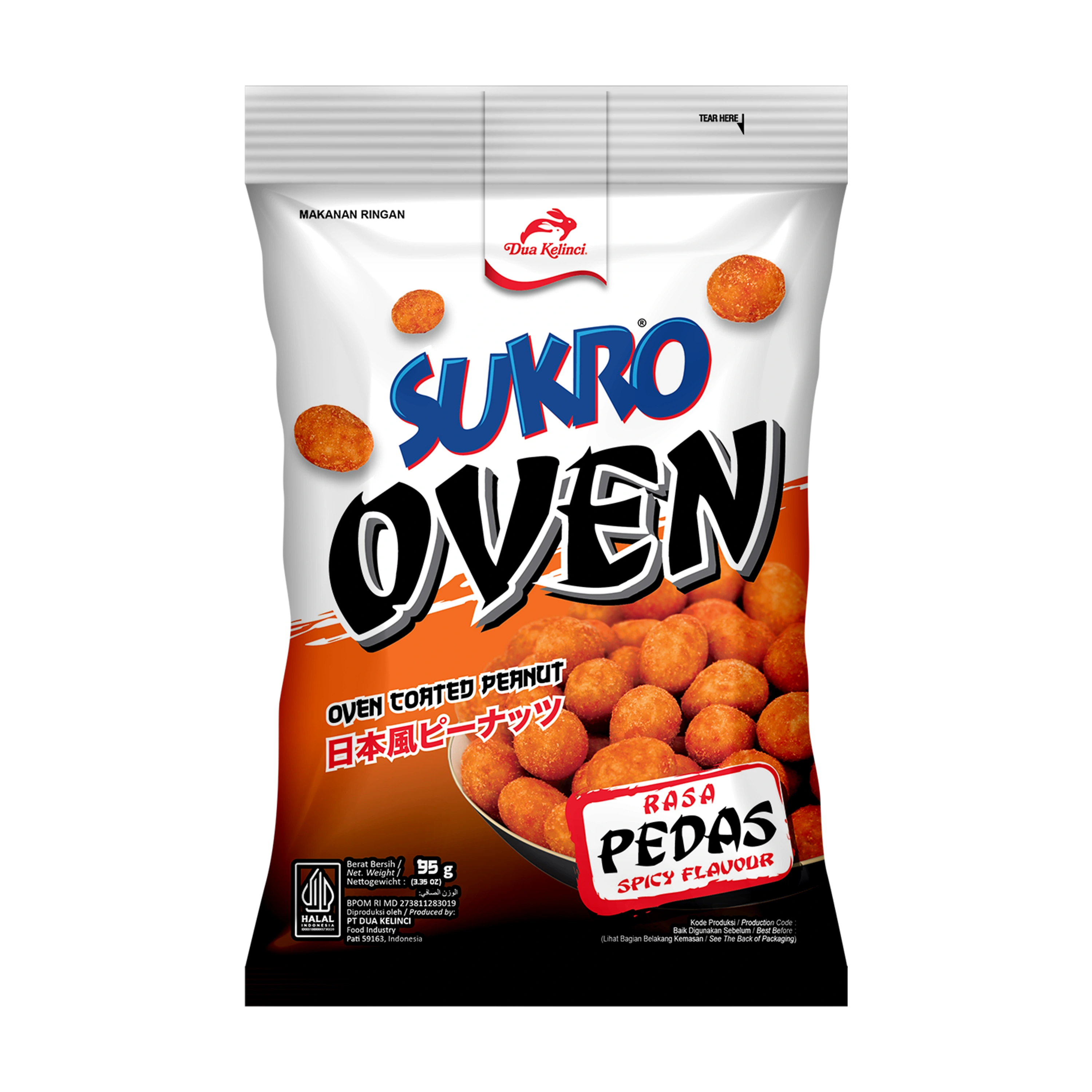 Sukro Kacang Oven Pedas 95g