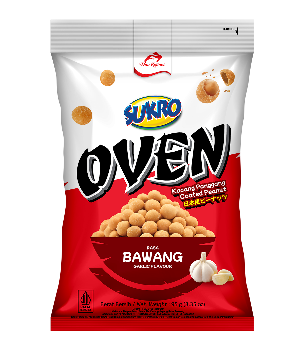 Sukro Kacang Oven Bawang 95g