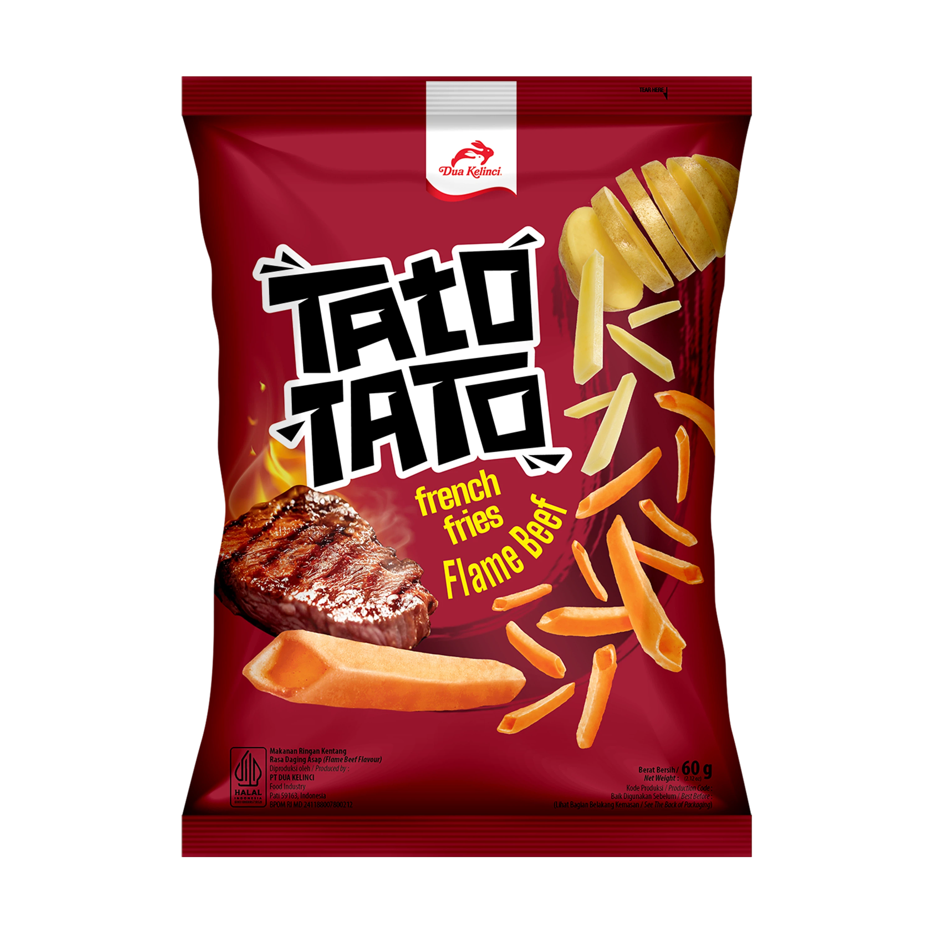Tato Tato Flame Beef 60G