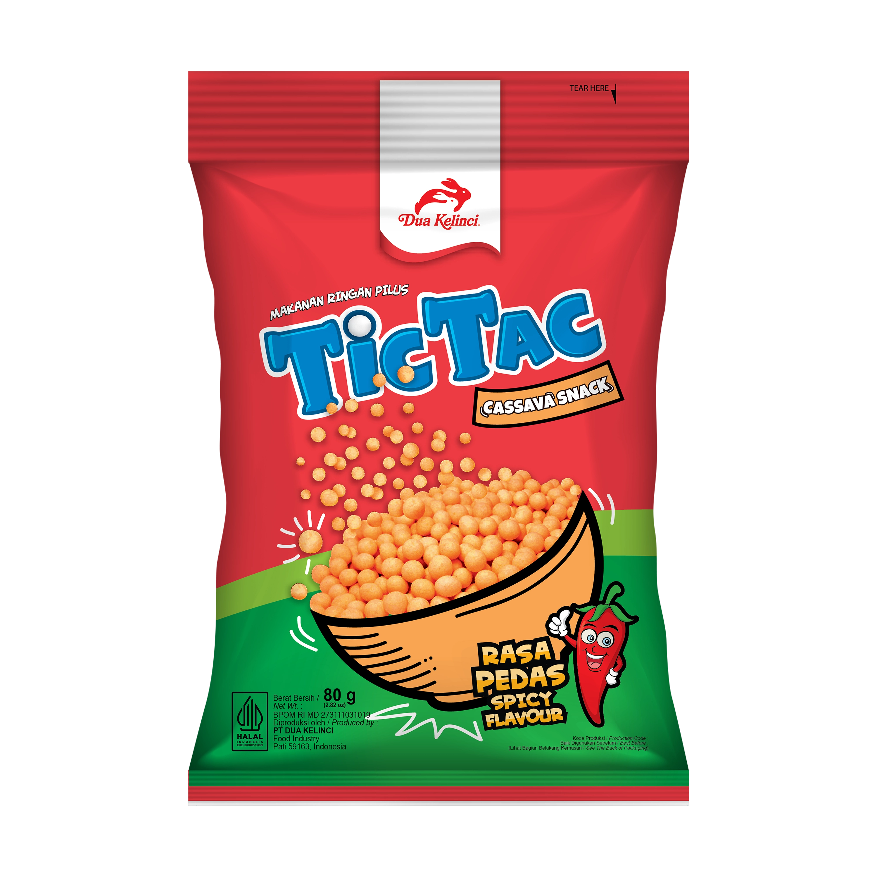Tic Tac Pedas 80g